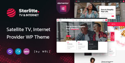 Starlitte - TV & Internet Provider WordPress Theme