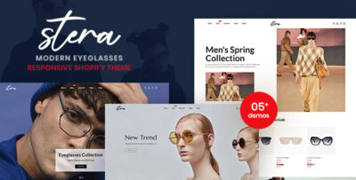 Stera - Modern EyeGlasses Responsive Shopify Theme