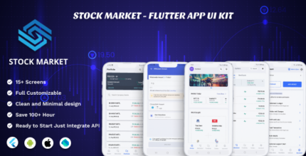 Stock Market - Stock Market Flutter App UI Kit