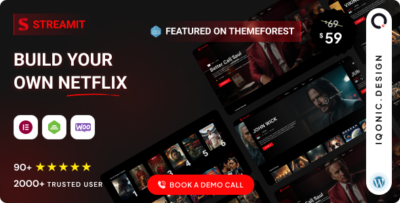 Streamit - Video Streaming WordPress Theme + RTL v3.4.5