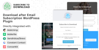 Subscribe to Download - An advanced subscription plugin for WordPress v2.0.7