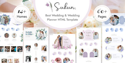 Sukun - Wedding & Wedding Planner HTML5 Template