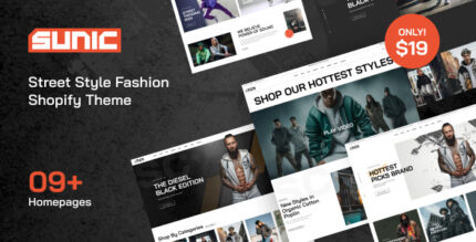 Sunic - Street Style Fashion Shopify Theme OS 2.0