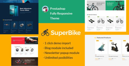 SuperBike - Bicycle Auto Car Electronics Digital Art Prestashop 1.7 Theme