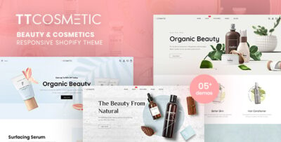 TTCosmetic - Beauty & Cosmetics Shop Responsive Shopify Theme