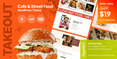 Takeout - Cafe & Street Food WordPress Theme