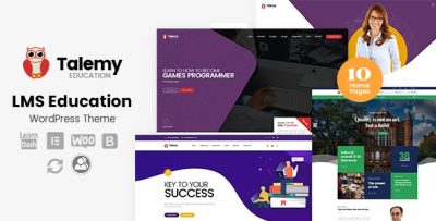 Talemy - LMS Education WordPress Theme v1.2.23