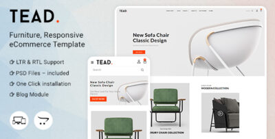 Tead 3.0.X Opencart MultiPurpose Responsive Theme