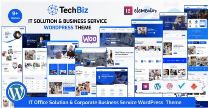 Techbiz - IT Solution & Business Consulting Service WordPress Theme