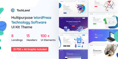 Techland - Multipurpose Technology WordPress Theme v1.9.0