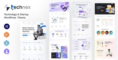 Technex - Technology & Software WordPress Elementor Theme