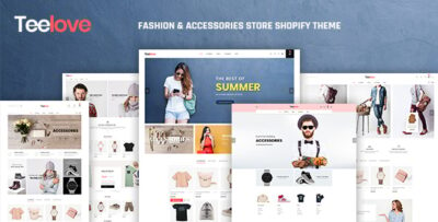 TeeLove Fashion & Accessories Store Shopify Theme