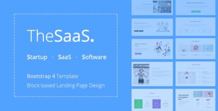 TheSaaS - Responsive Bootstrap SaaS, Startup & WebApp Template