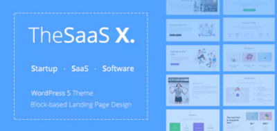 TheSaaS X – Responsive SaaS, Startup & Business WordPress Theme