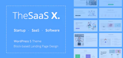 TheSaaS X – Responsive SaaS, Startup & Business WordPress Theme