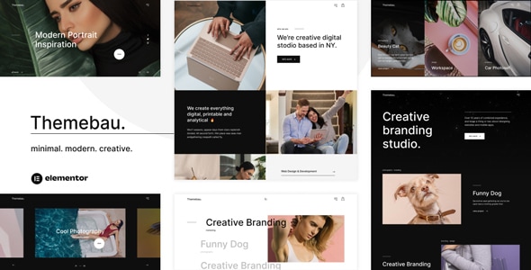 Themebau - Minimal Portfolio & Agency WordPress Theme Themebau - Minimal Portfolio & Agency WordPress Theme