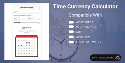 Time Currency Calculator - Web Calculator for your Website