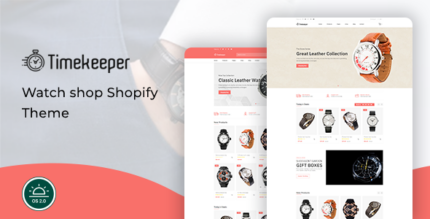 Timekeeper - Luxury Watches Shopify Theme