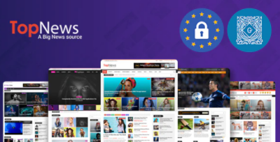 TopNews - News Magazine Newspaper Blog Viral & Buzz WordPress Theme