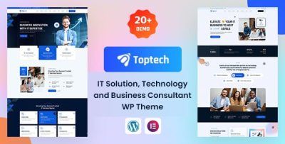 TopTech - Technology & IT Solutions Services WordPress Theme