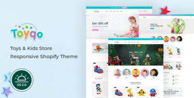 Toyqo - Toys & Kids Store Responsive Shopify Theme