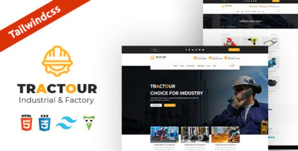 Tractour - Industrial Manufacturing Tailwind CSS Template