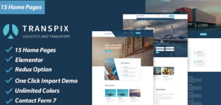 Transpix - Logistics Warehouse WordPress Theme