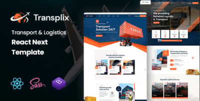 Transplix - Transport & Logistics React Template