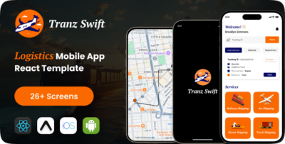 Tranz Swift Logistics Mobile App React Native Expo Template