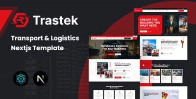 Trastek - Transport & Logistics React NextJS Template