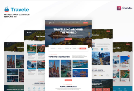 Travele – Travel & Tour Agency Elementor Template Kit