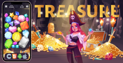 TreasureHunt - HTML5 Game, Construct 3