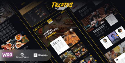 Treatos - Restaurant WordPress Theme