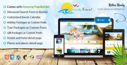 Trendy Travel - Multipurpose Tour Package WP Theme v6.1