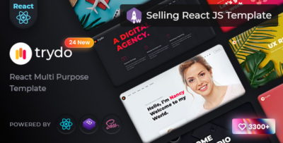 Trydo - React Agency and React Portfolio Template