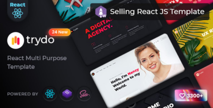 Trydo - React Agency and React Portfolio Template
