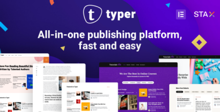 Typer - Amazing Blog and Multi Author Publishing Theme v1.20.0