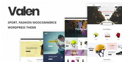 Valen - Sport, Fashion WooCommerce WordPress Theme v2.4