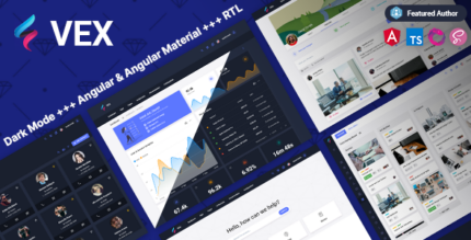 Vex - Angular 17+ Material Design Admin Template