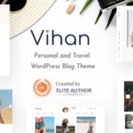 Vihan Personal & Travel WordPress Blog Theme