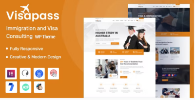 Visapass - Immigration Consulting WordPress Theme