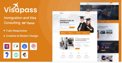 Visapass – Immigration Consulting WordPress Theme