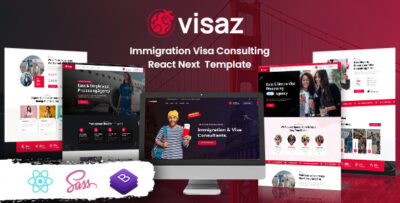 Visaz - Immigration Visa Consulting React Template