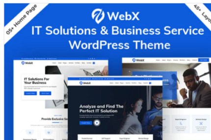 WebX - Technology & Business Solution Service WordPress Theme