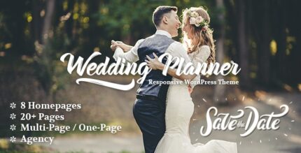 Wedding Planner - Responsive WordPress Theme v6.5