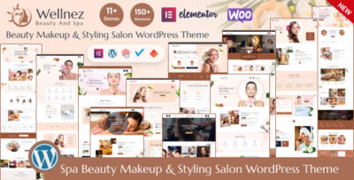 Wellnez - Beauty Spa & Wellness Salon WordPress Theme