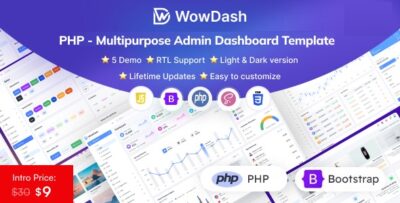 WowDash - PHP - Multipurpose Admin Dashboard Template