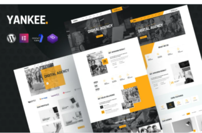 Yankee - Digital Agency Elementor WordPress Theme