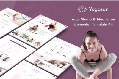 Yogasan - Yoga Studio & Meditation Elementor Template Kit