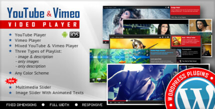 Youtube Vimeo Video Player and Slider WP Plugin